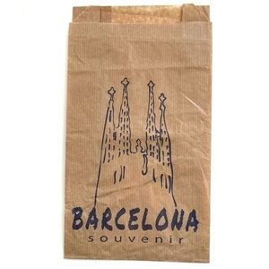 5 for $25! La Sagrada Familia Basilica - Church Barcelona Spain Souvenir Bag!
